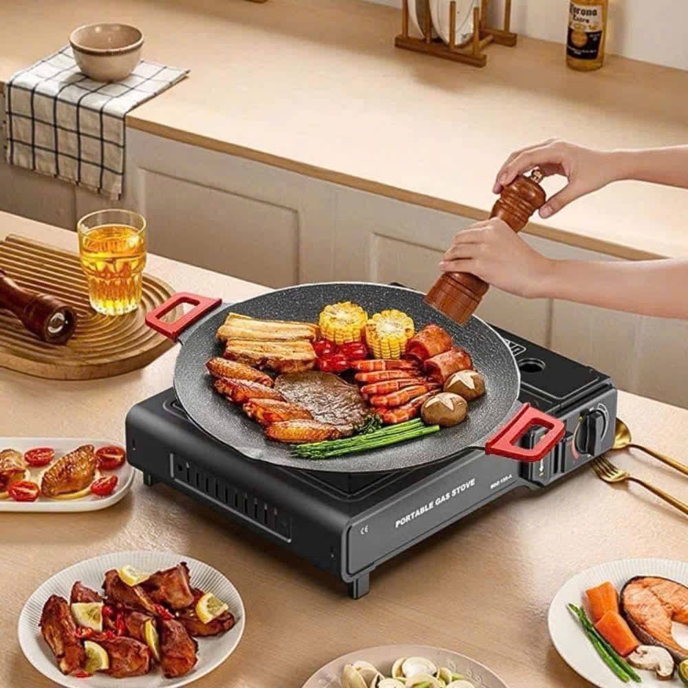 🔥 ເຕົາແກັສກະປ໋ອງແບບພົກພາ Portable Gas Stove MS-155A 🔥